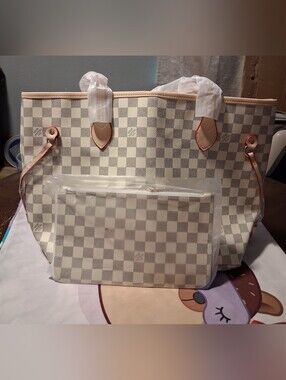 Louis Vuitton Damier Azur Canvas Tote Bag